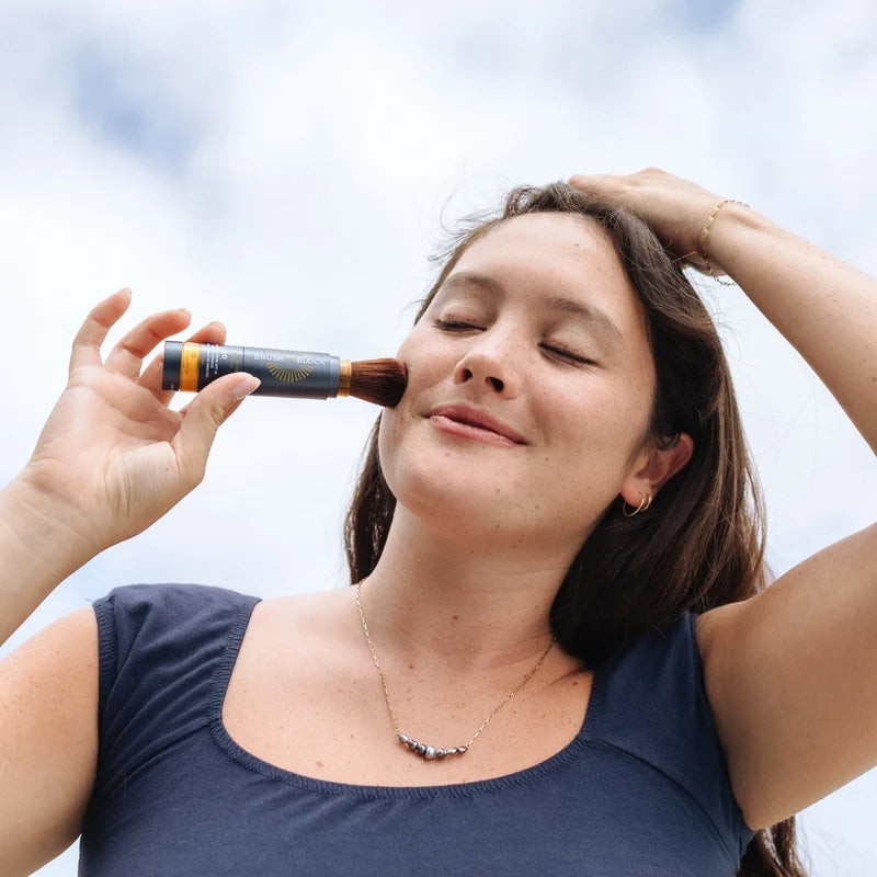 Buiten gebruik over makeup